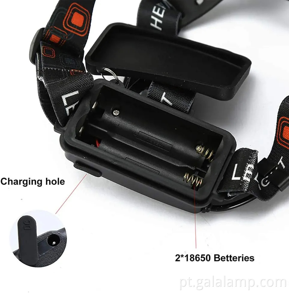 T6 Ultra-Bright Recargível Led lanterna de acampamento para aventuras ao ar livre